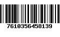 Código de Barras 7610356458139