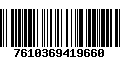 Código de Barras 7610369419660