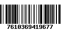 Código de Barras 7610369419677