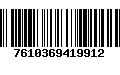 Código de Barras 7610369419912