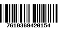 Código de Barras 7610369420154