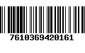 Código de Barras 7610369420161