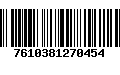 Código de Barras 7610381270454