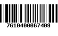 Código de Barras 7610400067409