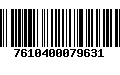 Código de Barras 7610400079631