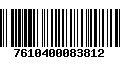 Código de Barras 7610400083812