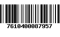 Código de Barras 7610400087957