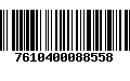 Código de Barras 7610400088558