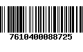 Código de Barras 7610400088725