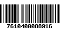 Código de Barras 7610400088916