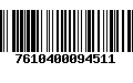 Código de Barras 7610400094511