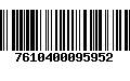 Código de Barras 7610400095952