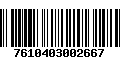 Código de Barras 7610403002667