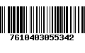 Código de Barras 7610403055342