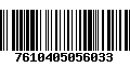 Código de Barras 7610405056033