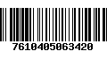 Código de Barras 7610405063420