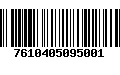 Código de Barras 7610405095001