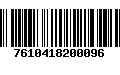 Código de Barras 7610418200096