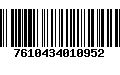 Código de Barras 7610434010952