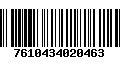 Código de Barras 7610434020463