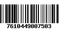 Código de Barras 7610449007503