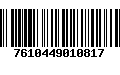 Código de Barras 7610449010817