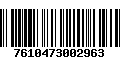 Código de Barras 7610473002963