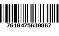 Código de Barras 7610475630867