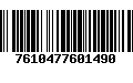 Código de Barras 7610477601490