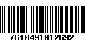 Código de Barras 7610491012692