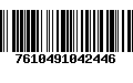 Código de Barras 7610491042446