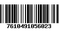 Código de Barras 7610491056023