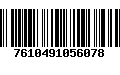 Código de Barras 7610491056078