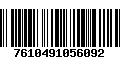 Código de Barras 7610491056092