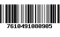 Código de Barras 7610491080905