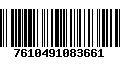 Código de Barras 7610491083661