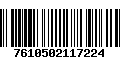 Código de Barras 7610502117224