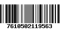 Código de Barras 7610502119563