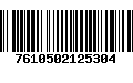 Código de Barras 7610502125304