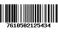 Código de Barras 7610502125434