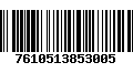 Código de Barras 7610513853005