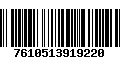 Código de Barras 7610513919220