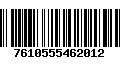 Código de Barras 7610555462012