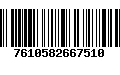 Código de Barras 7610582667510