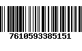 Código de Barras 7610593385151