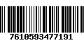 Código de Barras 7610593477191