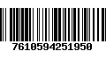 Código de Barras 7610594251950