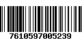 Código de Barras 7610597005239