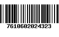 Código de Barras 7610602024323