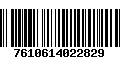 Código de Barras 7610614022829